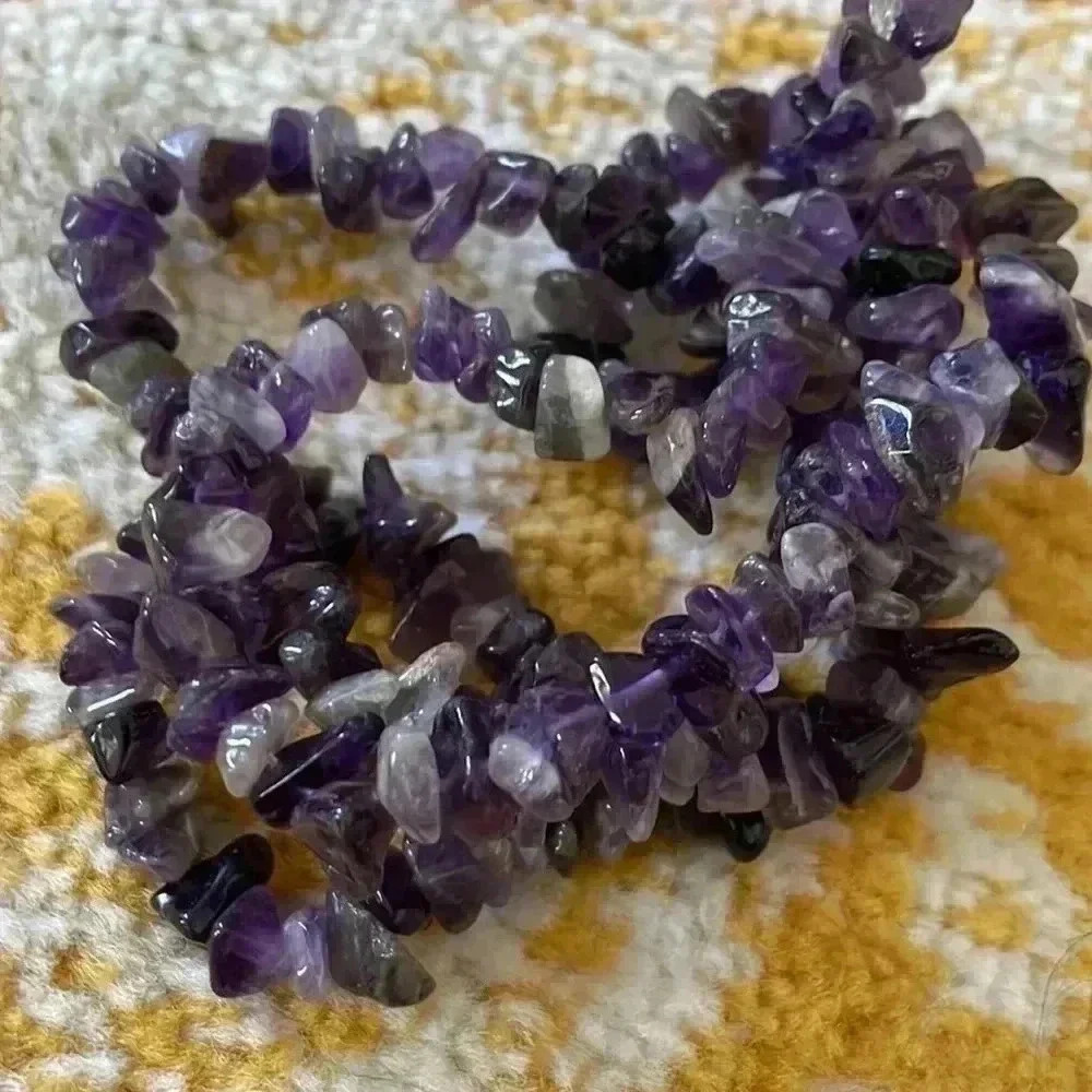 Beautiful, genuine, amethyst, long strand necklace NWOT - Picture 4 of 4